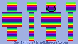 rainbow guy Minecraft Skin